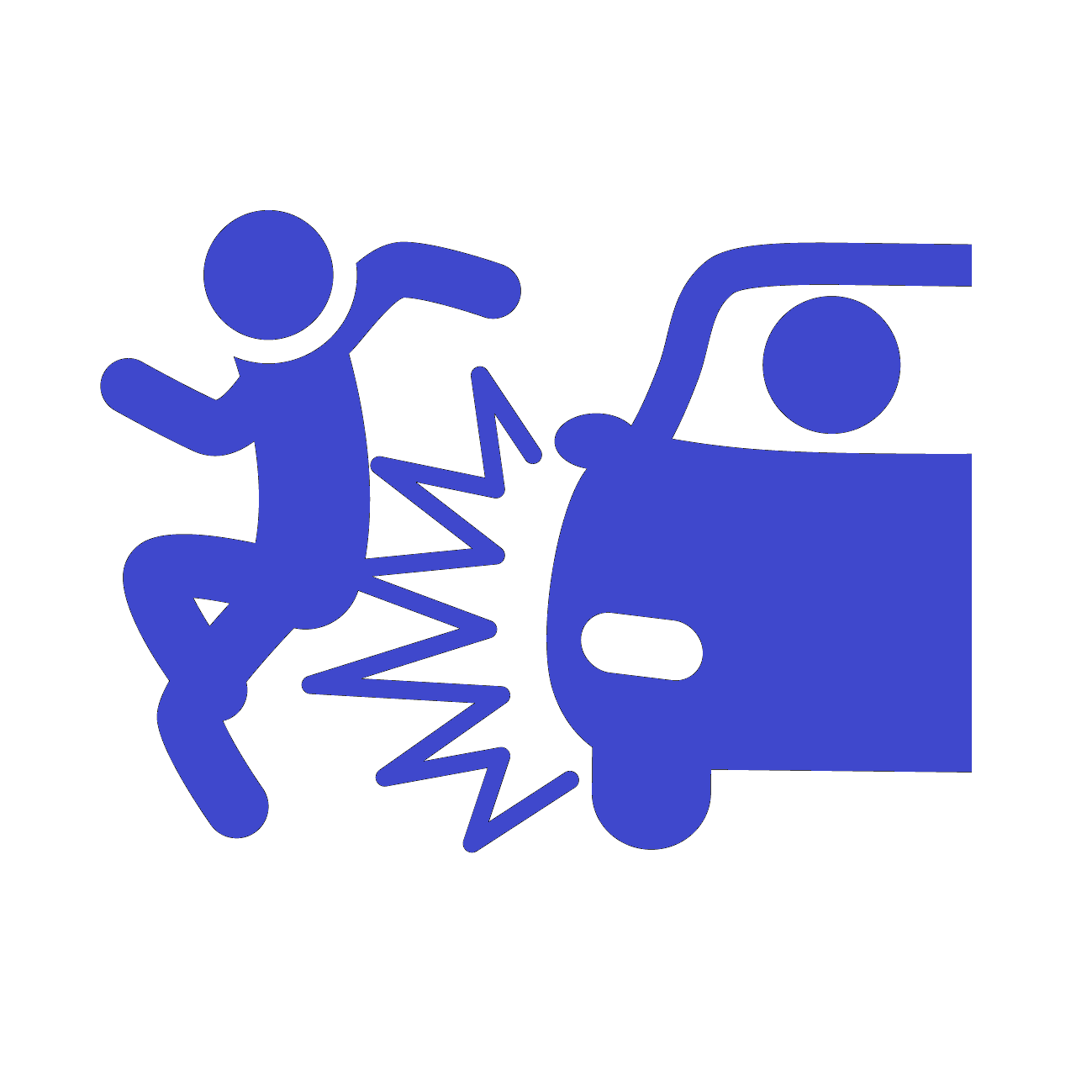 交通事故にあわれた方